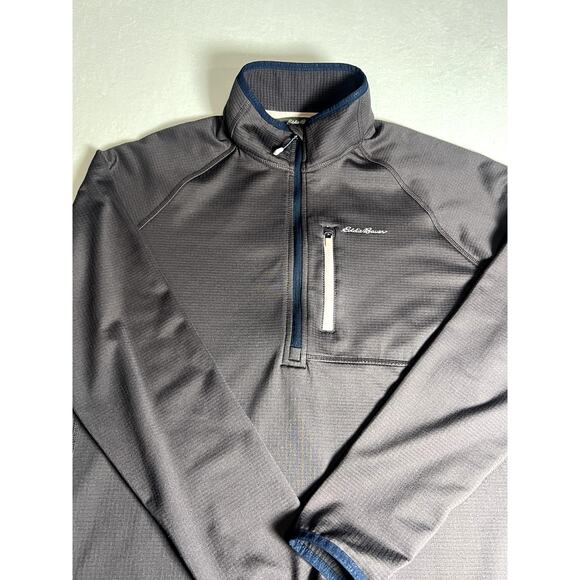 Eddie Bauer First Ascent Womens 1/4 Zip Grid Fleeve Pullover Shirt Brown Size XL - Picture 1 of 11